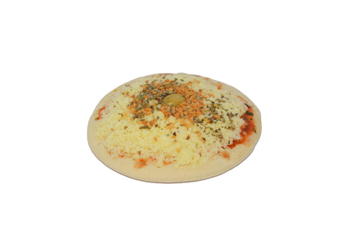Pizza de Mussarela com Alho Pizza de Mussarela com Alho